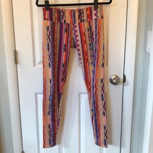 Tribal Print Yoga Pants